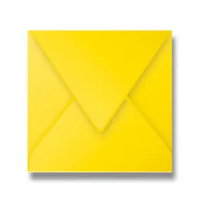 Obálka Clairefontaine, 165 x 165 mm, žltá, 20 ks